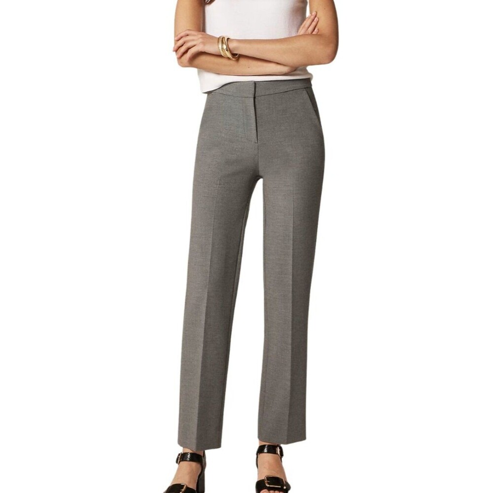 J.Crew | Gray Kate Straight-Leg Pant in Four-Season Stretch Size 14T
